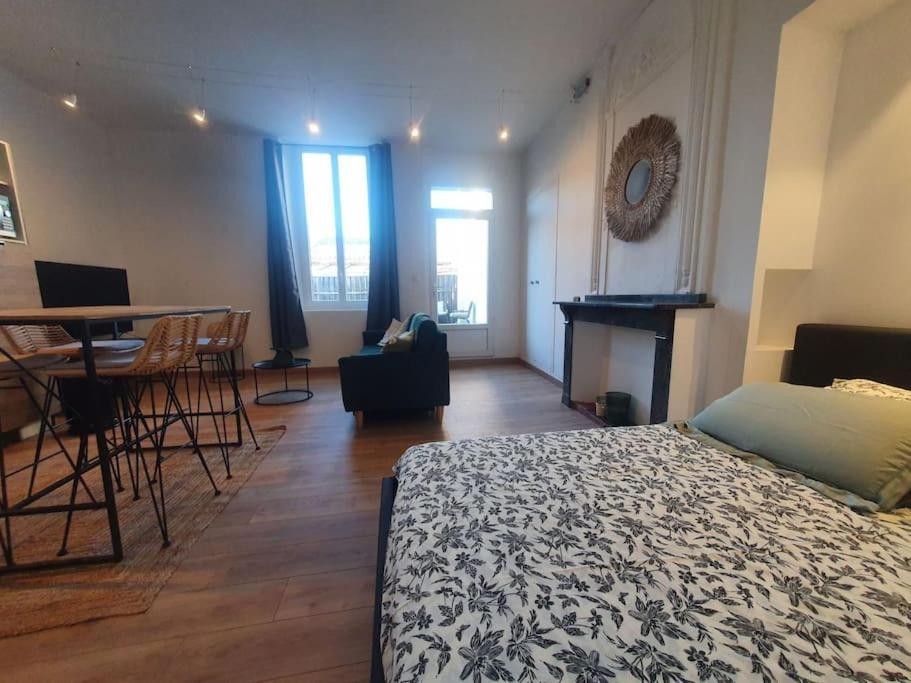 קרקסון -Garrigue- Face A La Cite Medievale Studio Terrasse Classe 4☆ מראה חיצוני תמונה